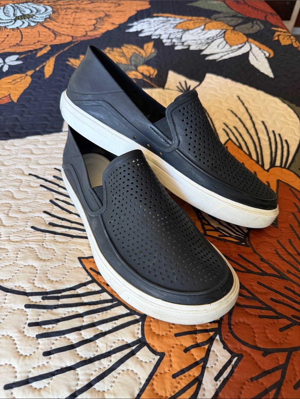 Men's Black Slip-On Crocs